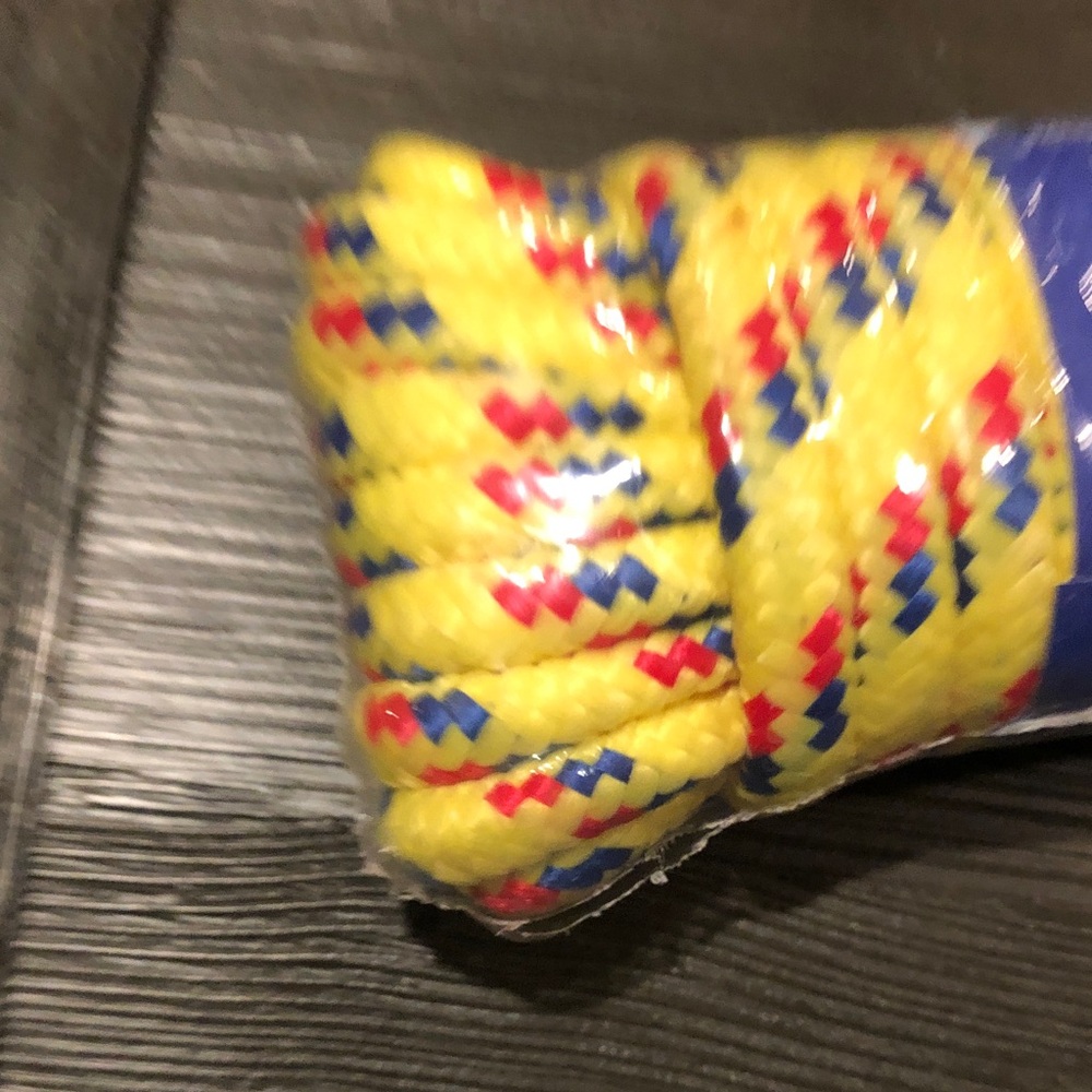 Braided Utility Rope 50 Ft Yellow - Durable Multi-Purpose Rope - Picture 7 of 7